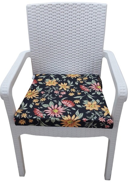 6 Adet Duck Bezi Rattan Minderi-Eltm-Prm 111089 V001