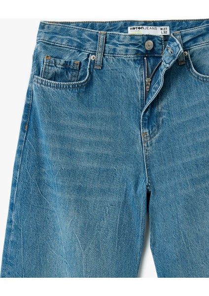 Relax Fit Geniş Paça Denim Pantolon - Wide Leg Jeans modelleri