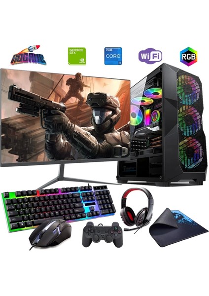 I7 12700F 32GB Ddr4 1tb M2 4gb GTX1650 27" 165Hz Monitörlü (Gaming Set)