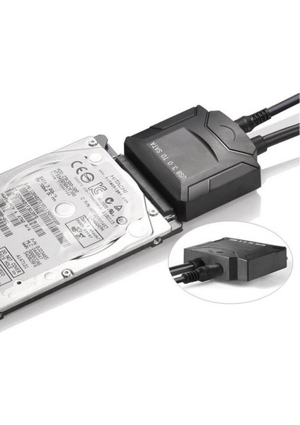 USB 2.5 Inç-3.5 Inç Sata Harddisk Bağlantı Kablosu