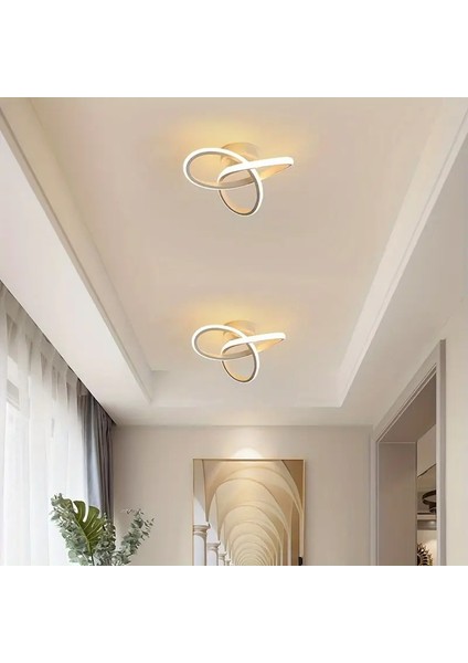 Elegance Modern Plafonyer Power LED Avize Gün Işığı - Beyaz Kasa