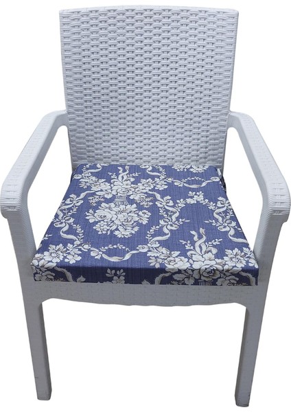 6 Adet Duck Bezi Rattan Minderi-Tac 32278 01
