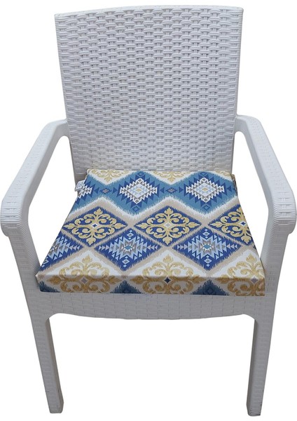 6 Adet Duck Bezi Rattan MINDERI-ELTM-PRM093495-V003