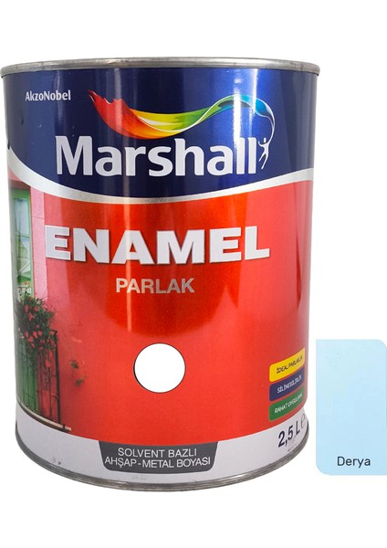 Enamel Sentetik Parlak Yağlı Boya 2.5 Lt Derya