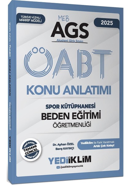 2025 Meb Ags Öabt Beden Eğitimi Öğretmenliği Spor Kütüphanesi Konu Anlatımı