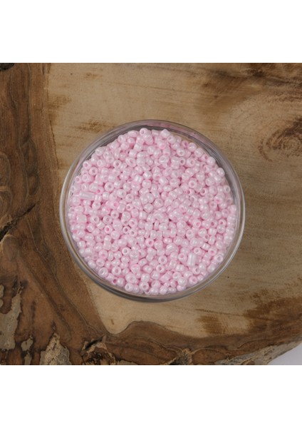 Abc Kum Boncuk Toz Pembe 3 mm 500 Gram 8/0 - 55