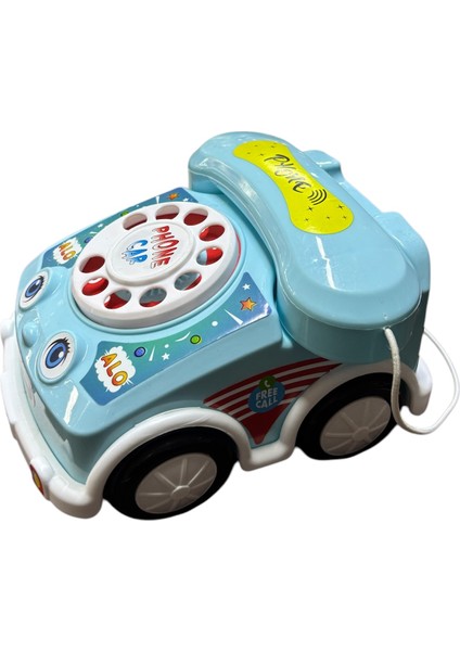 Çevirmeli Telefon Araba Mavi