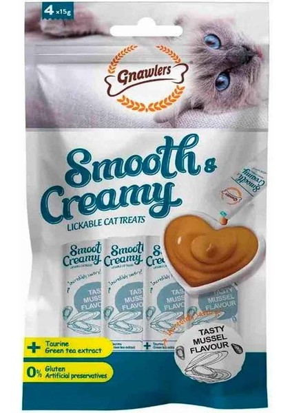 Krema Kedi Ödülü Midyeli 4X15 gr