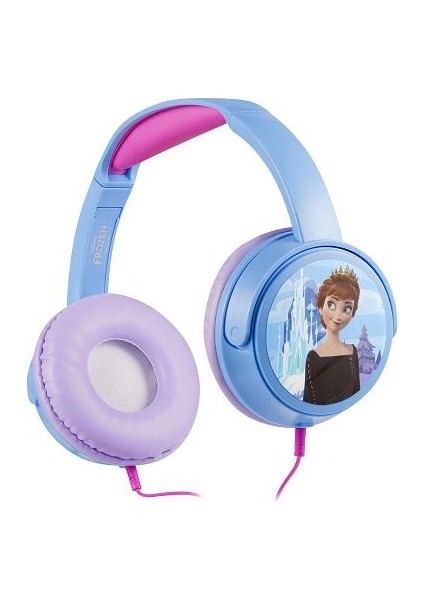 Kablolu Kulaklık Disney Frozen Karlar Ülkesi Anna Elsa Çocuk Kulaklığı Lisanslı DY-6513-FR2 11 Adet Sticker Ile Birlikte