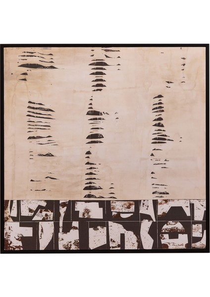 Deco Oasis Tablo - Bej - 80X80 cm