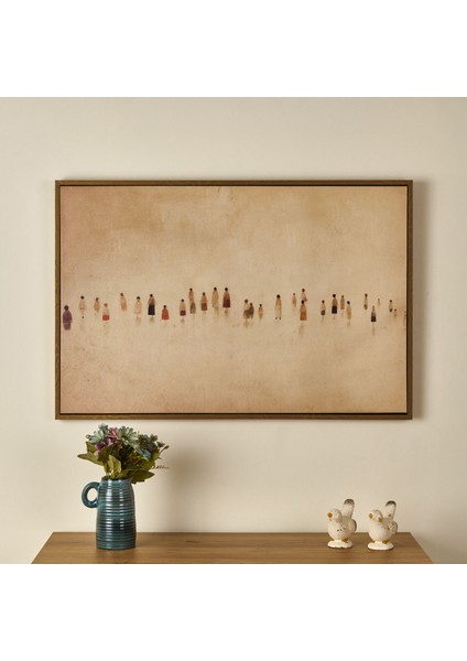 Deco Sociedad Tablo - Bej - 90X60 cm
