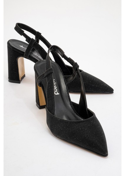 Kadın Topuklu Ayakkabı Siyah Sim