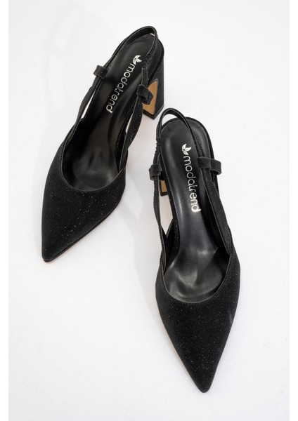 Kadın Topuklu Ayakkabı Siyah Sim indirimleri