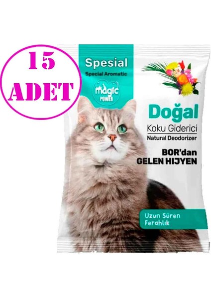 Magic Power Kedi Kumu Koku Giderici Spesiyal 25 gr 15 Ad