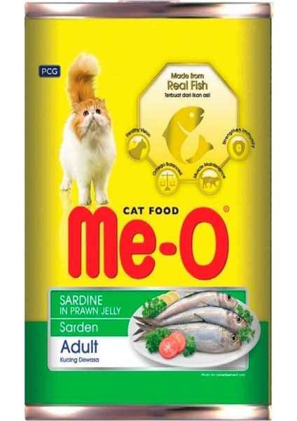 Me-O Sardalyalı Karides Soslu Kedi Konservesi 400 gr
