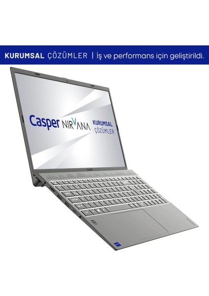 Nirvana C650.1235-8D00X-G-F i5 12.Nesil 8 GB DDR4 RAM 250GB NVME SSD 15.6