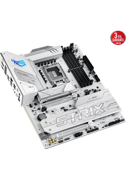 Rog Strıx B860-A Gamıng Wıfı Intel B860 LGA1851 Ddr5 9066 Dp HDMI Type-C 4x M2 Usb3.2 Gen 2x2 Wifi 7 + Bt Aura Rgb 2.5gbit Lan Atx 14+1+2+1 Güç Aşamaları, 1xgen5 M.2, Asus Aı Advisor