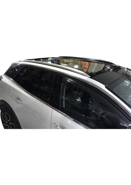 Peugeot 3008 Uyumlu Tavan Çıtası Alüminyum 2016- Sonrası Gri Özel Skyport