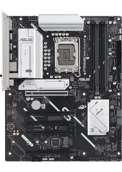 Prıme B860-PLUS Wıfı LGA1851 Ddr5 8200 Dp HDMI 2x M2 Usb3.2 Gen 2x2 Wifi 6e + Bt Aura Rgb 2.5gbit Lan Atx Anakart