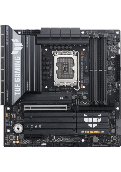Tuf Gamıng B860M-PLUS Intel B860 LGA1851 Ddr5 8800 Dp HDMI Type-C 3x M2 Usb3.2 Gen 2x2 Aura Rgb 2.5gbit Lan Matx 12+1+2+1 Güç Aşamaları, 1xgen5 M.2, Ready For Advanced Aı Pc