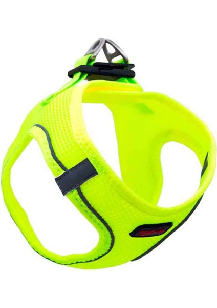 Air Mesh Köpek Göğüs Tasması Neon Yeşil Xs