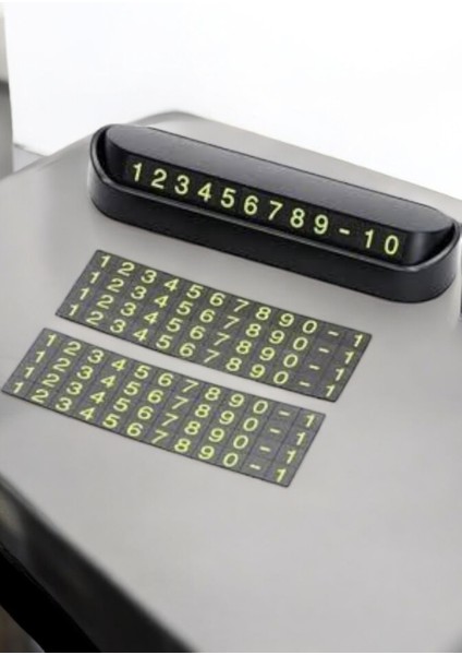 Araba Park Numaratörü Araç Içi Numaralık Değiştirilebilir Çevirmeli Mini fiyatları