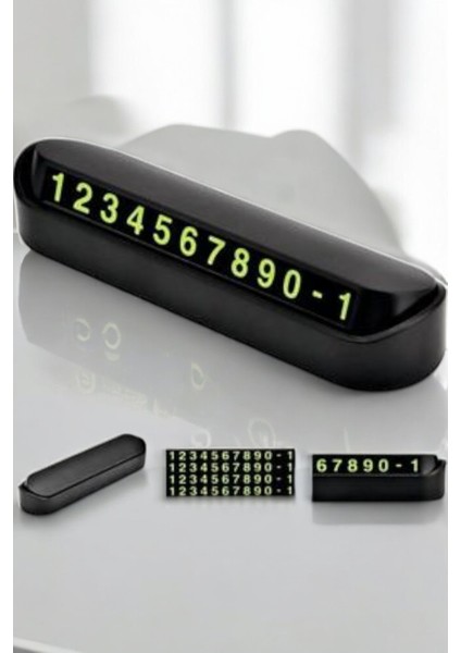 Araba Park Numaratörü Araç Içi Numaralık Değiştirilebilir Çevirmeli Mini fırsatları