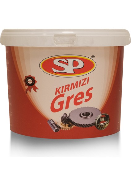 Sp Kırmızı Gres 14 kg Plastik Kova