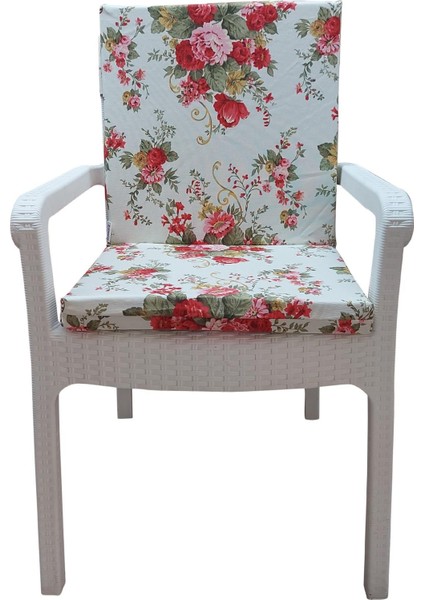 4 Adet Elit Yüksek Arkalı Minder Duck Bezi-Eltm-Prm 130267 V1 V4