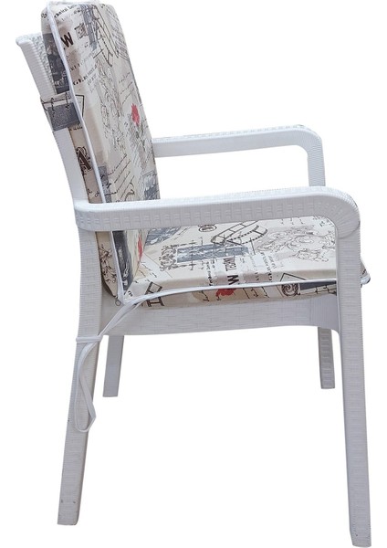 4 Adet Elit Yüksek Arkalı Minder Duck Bezi-Eltm-Prm 100868 V1 V4
