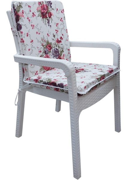 4 Adet Elit Yüksek Arkalı Minder Duck Bezi-Eltm Prm 130087 V29 V4