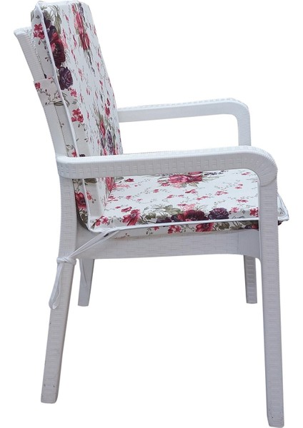 4 Adet Elit Yüksek Arkalı Minder Duck Bezi-Eltm Prm 130087 V29 V4