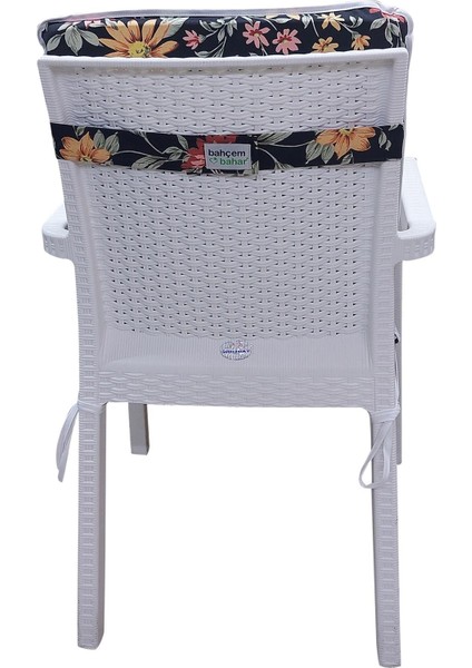 4 Adet Elit Yüksek Arkalı Minder Duck Bezi-Eltm-Prm 111089 V-001 V4