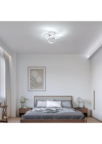 Elegance Modern Plafonyer Power LED Avize Beyaz Işık- Beyaz Kasa fırsatları