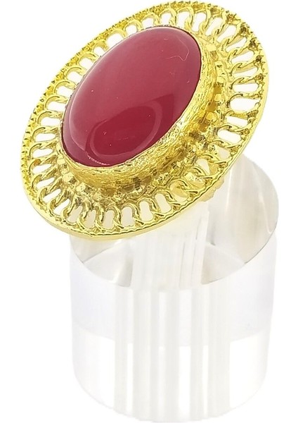 Kadın Ayarlanabilir Doğal Taş Yüzük