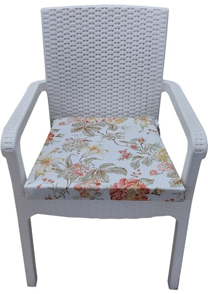 6 Adet Duck Bezi Rattan Minderi-Tac 33110 03