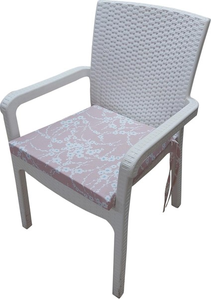6 Adet Duck Bezi Rattan Minderi-Taç 33763-01