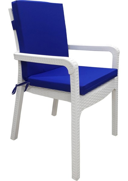 6 Adet Elit Su Geçirmez Yüksek Arkalı Minder-Saks Mavi fiyatları