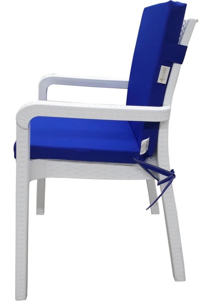 6 Adet Elit Su Geçirmez Yüksek Arkalı Minder-Saks Mavi fırsatları