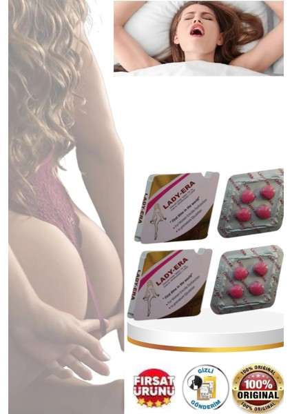 Lady Era Kadın Istek Yükseltici Libido Yükseltici Tablet 2 x 4 Adet