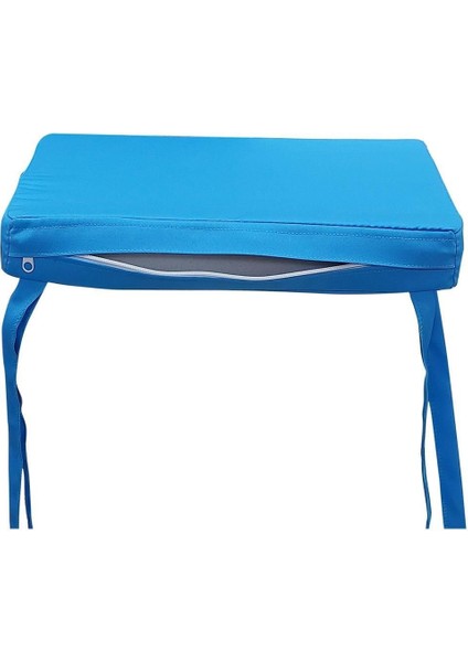 4 Adet Hera Siesta Minder Su Geçirmez Kumaş 5 cm Gri Sünger-Turkuaz fırsatları