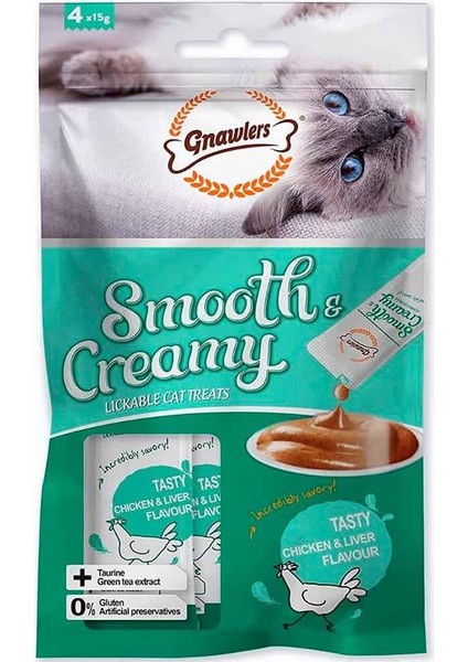 Krema Kedi Ödülü Tavuklu Ciğerli 4X15 gr