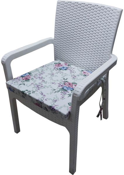 6 Adet Duck Bezi Rattan Minderi-Eltm Taç 3310801