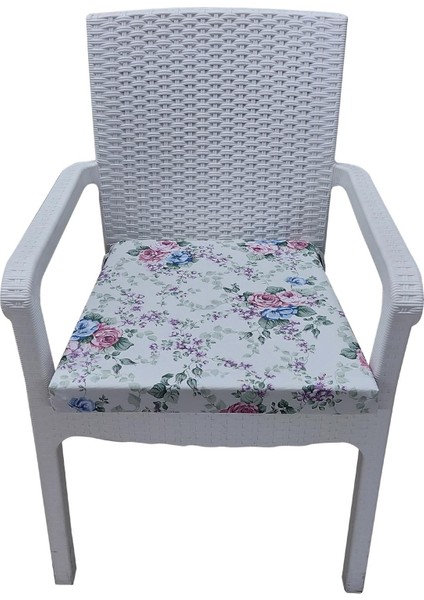 6 Adet Duck Bezi Rattan Minderi-Eltm Taç 3310801