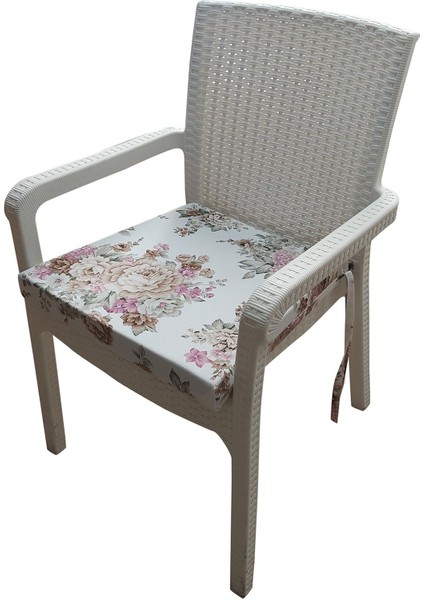 6 Adet Duck Bezi Rattan Minderi-Taç 32411-01