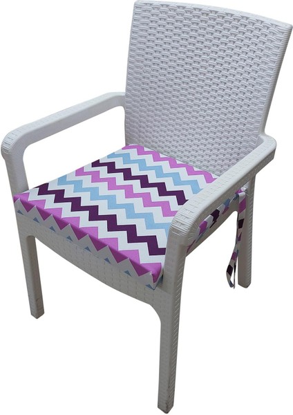 6 Adet Duck Bezi Rattan Minderi-Eltm-Prm 042160 V4