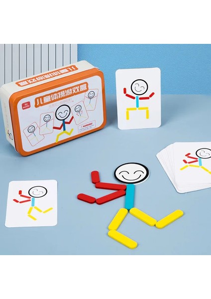 Montessori Dıy Bulmaca Oyuncakları Sportif Poz Yapı Taşı Eşleştirme Oyunu Düşünme Eşleştirme Mantık Eğitimi Çocuklar Için Eğitici Oyuncaklar Hediye (Yurt Dışından) fiyatları