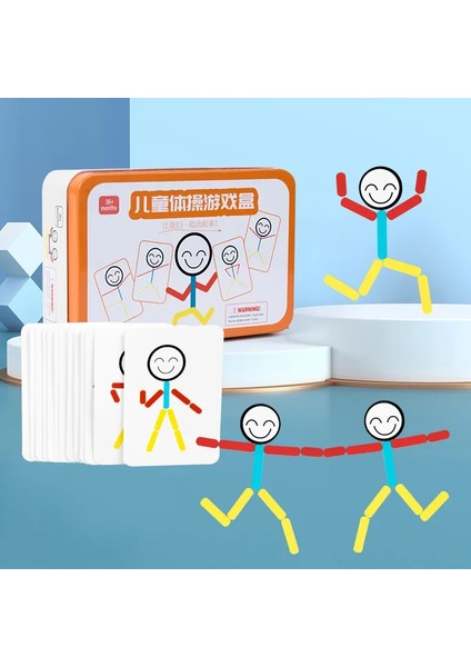 Montessori Dıy Bulmaca Oyuncakları Sportif Poz Yapı Taşı Eşleştirme Oyunu Düşünme Eşleştirme Mantık Eğitimi Çocuklar Için Eğitici Oyuncaklar Hediye (Yurt Dışından) fırsatları