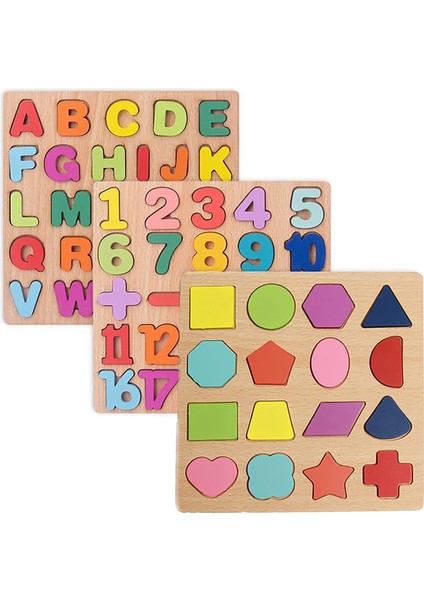 Çocuklar Için Ahşap Bulmacalar Alfabe Şekil Sayı Bulmaca Tahtası Eşleştirme Oyunu Eğitici Montessori Oyuncakları Çocuk Bebek 2 3 4 Yaş (Yurt Dışından) fırsatları
