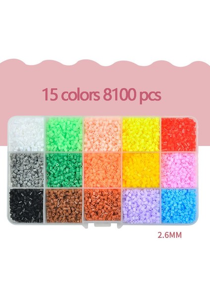 2.6mm 24/48 Renk Hama Boncukları Eğitim Demir Boncukları 3D Puzzle Boncukları Ütüleme Garantisi Perler Sigorta Boncukları Diy Oyuncak Miçangas (Yurt Dışından)